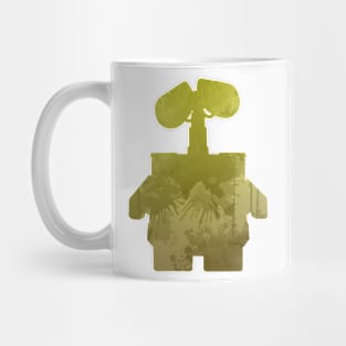 Robot Inspired Silhouette Mug